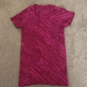 Lululemon Swiftly Tech - Mesh Camo POW Pink / Ripened Raspberry